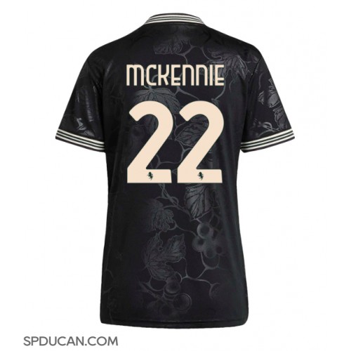 Zenski Nogometni Dres Juventus Weston McKennie #22 Rezervni 2025-26 Kratak Rukav